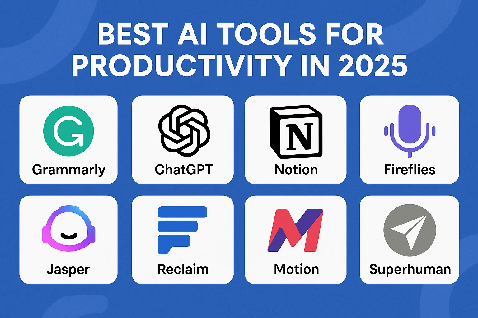 Best Ai Tools For Productivity In 2025