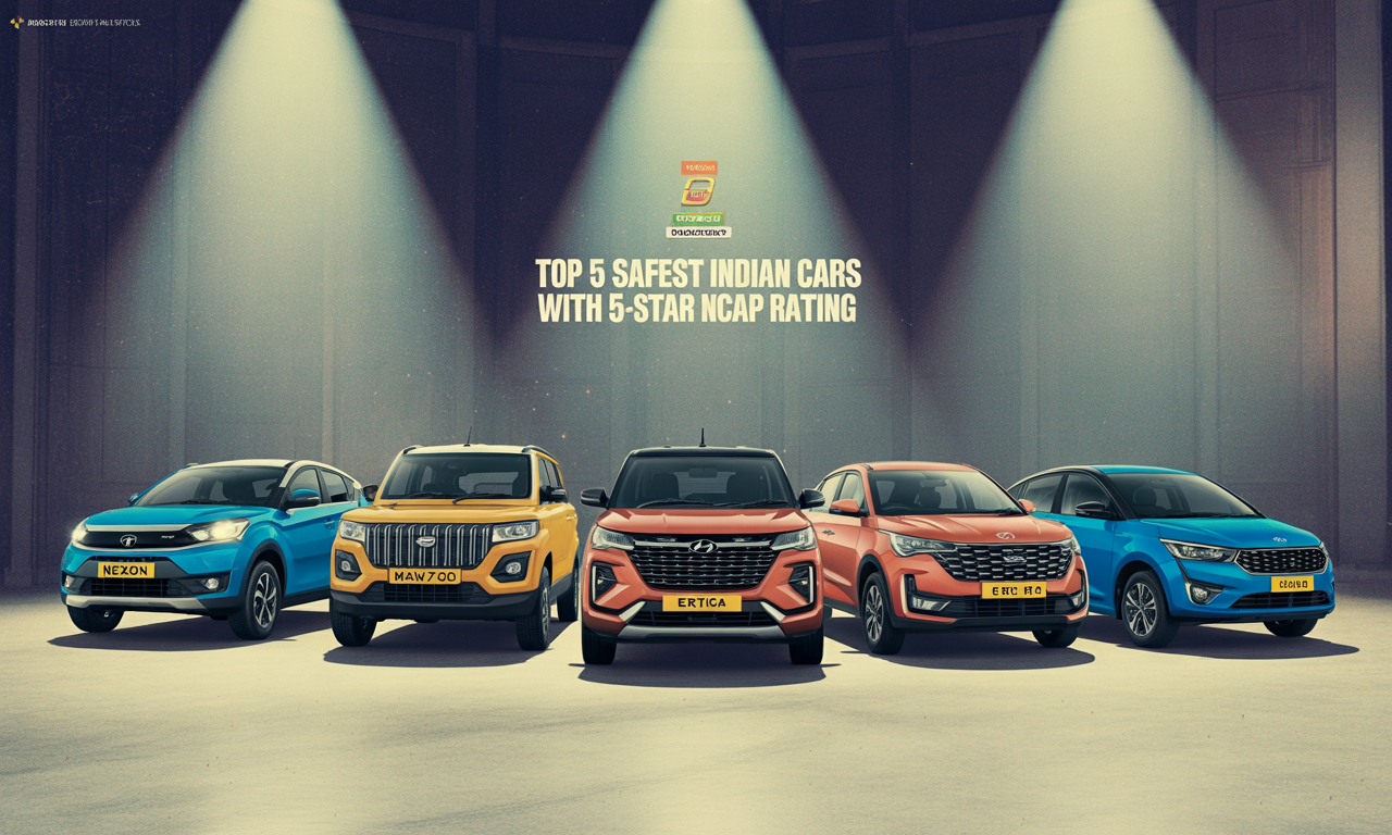 Top 5 Safest Indian Cars with 5-Star NCAP Rating