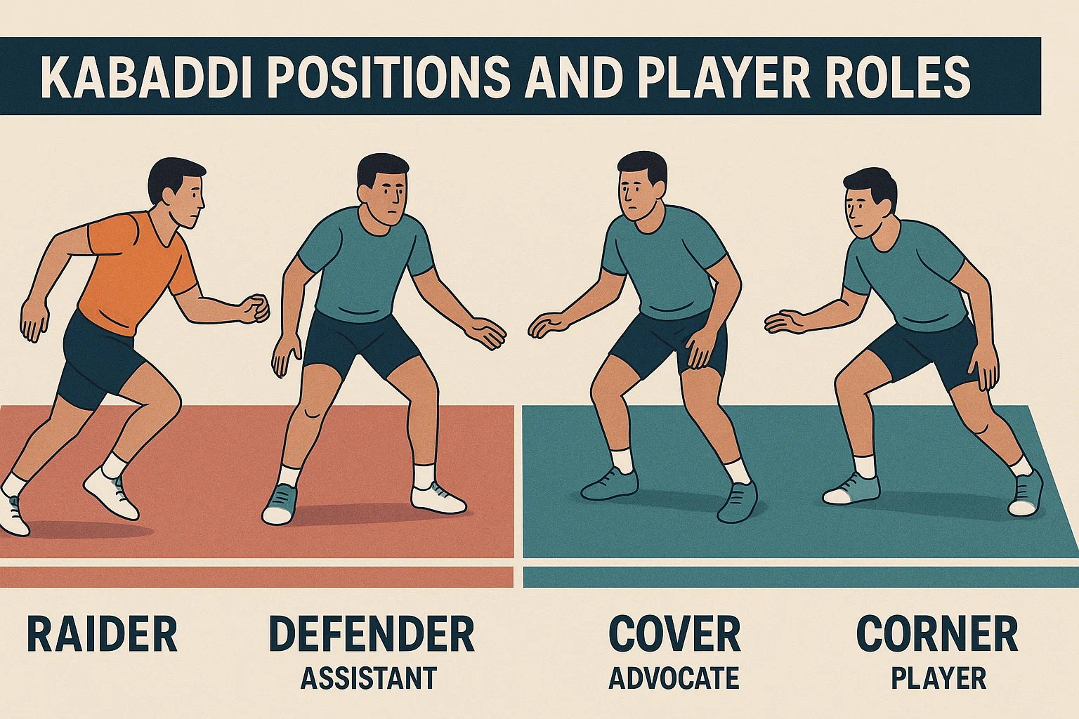 Kabaddi Positions And Player Roles
