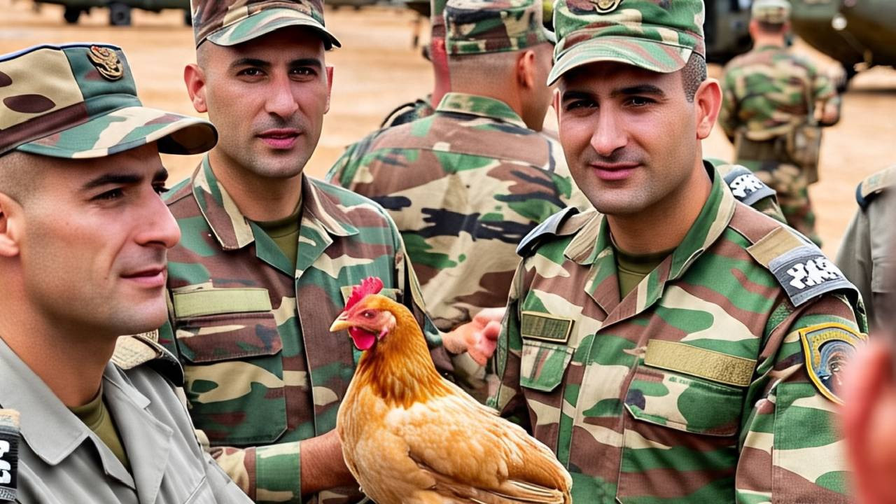  No Bullets, No Missiles... Chicken Is the Real Fuel of Israeli Soldiers! 