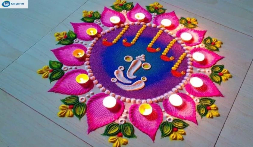 Rangoli Designs For Ganesh Chaturthi