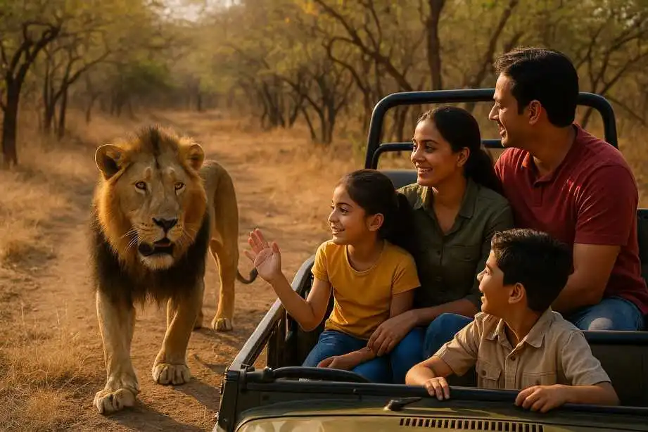 Gir National Park: A Thrilling Family Adventure in the Wild 
