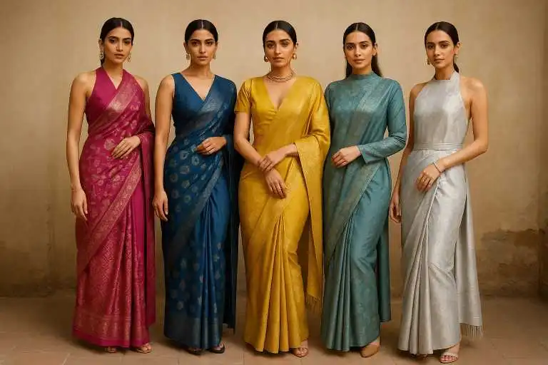 5 Modern Twists on Classic Banarasi Sarees