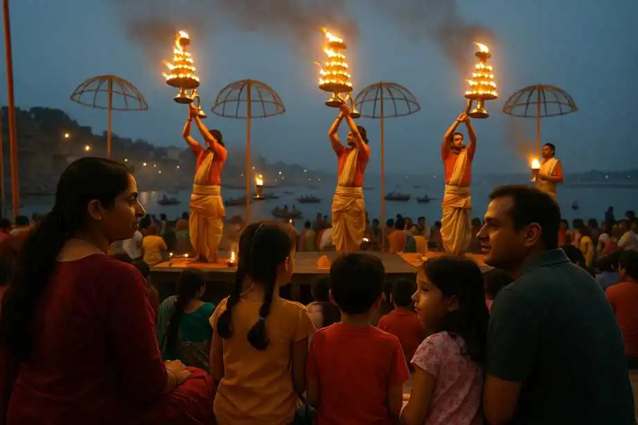 Ganga Aarti with Kids: A Family Guide to Varanasi And Sarnath