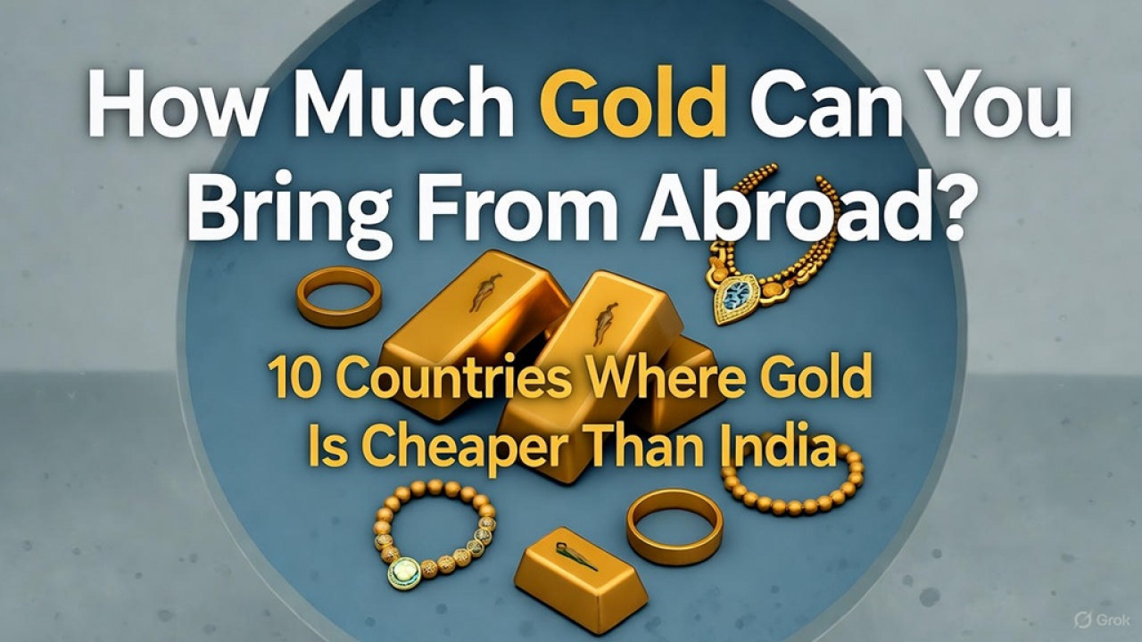  10 Countries Where Gold Is Cheaper Than India How Much Gold Can you Bring From Abroad? 