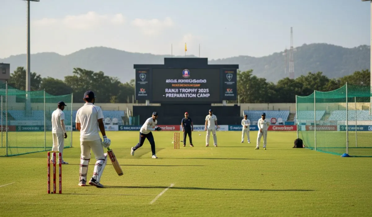 Andhra Pradesh Cricket Team Prepares for Ranji Trophy 2025