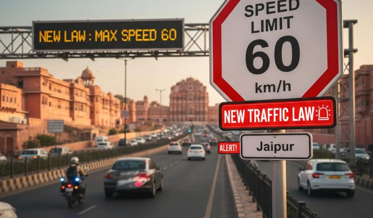 Jaipur Enforces New 60 km/h Speed Limit