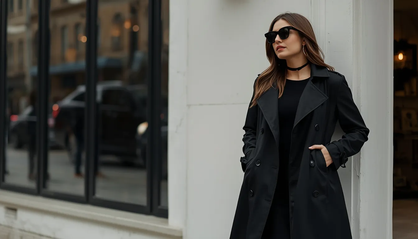 Black Trench Coat Women – Stylish & Classic Picks