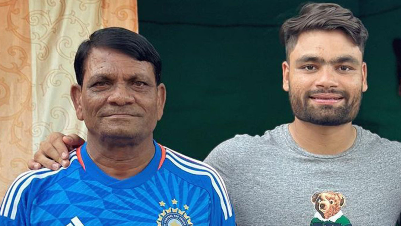  Team India star Rinku Singh conducts his fathers last rites thousands join funeral procession 