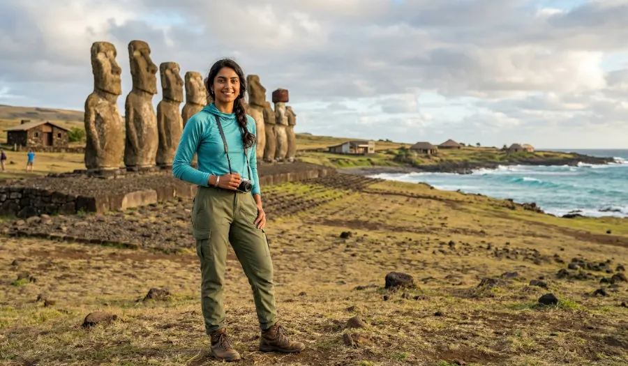 Easter Island home of the famous Moai