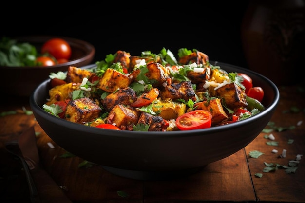 Easy Paneer Tikka Salad Bowl Recipe for Weight Loss