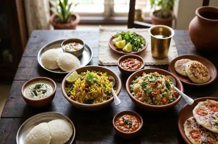 Quick Breakfast Recipes Without Eggs or Milk – 10 Indian I