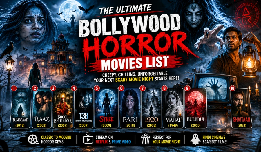 Top 10 Bollywood Horror Movies List: Must-Watch Hindi Scares