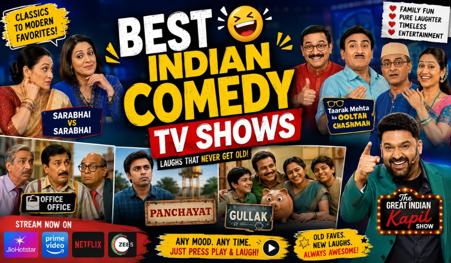 Top 10 Best Indian Comedy TV Shows of All Time