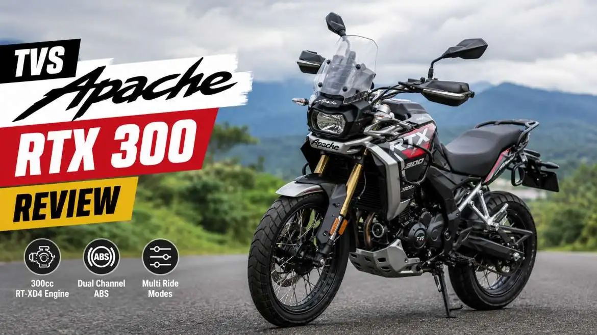 TVS Apache RTX 300 Review: Price, Performance and Mileage