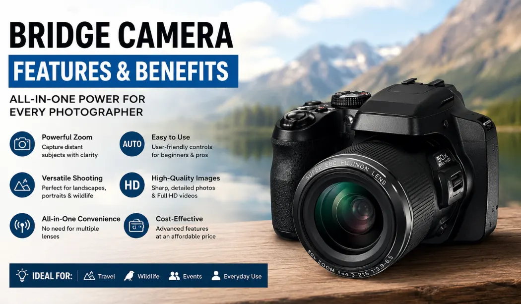 Top 10 Bridge Camera Features And Benefits for Sharp Photos