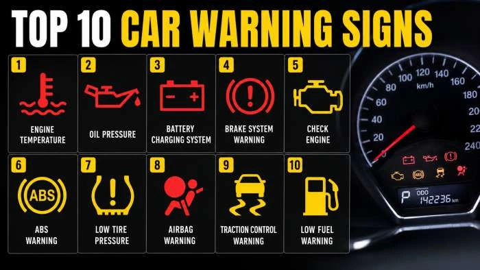 Top 10 Car Warning Signs That Signal Trouble Ahead
