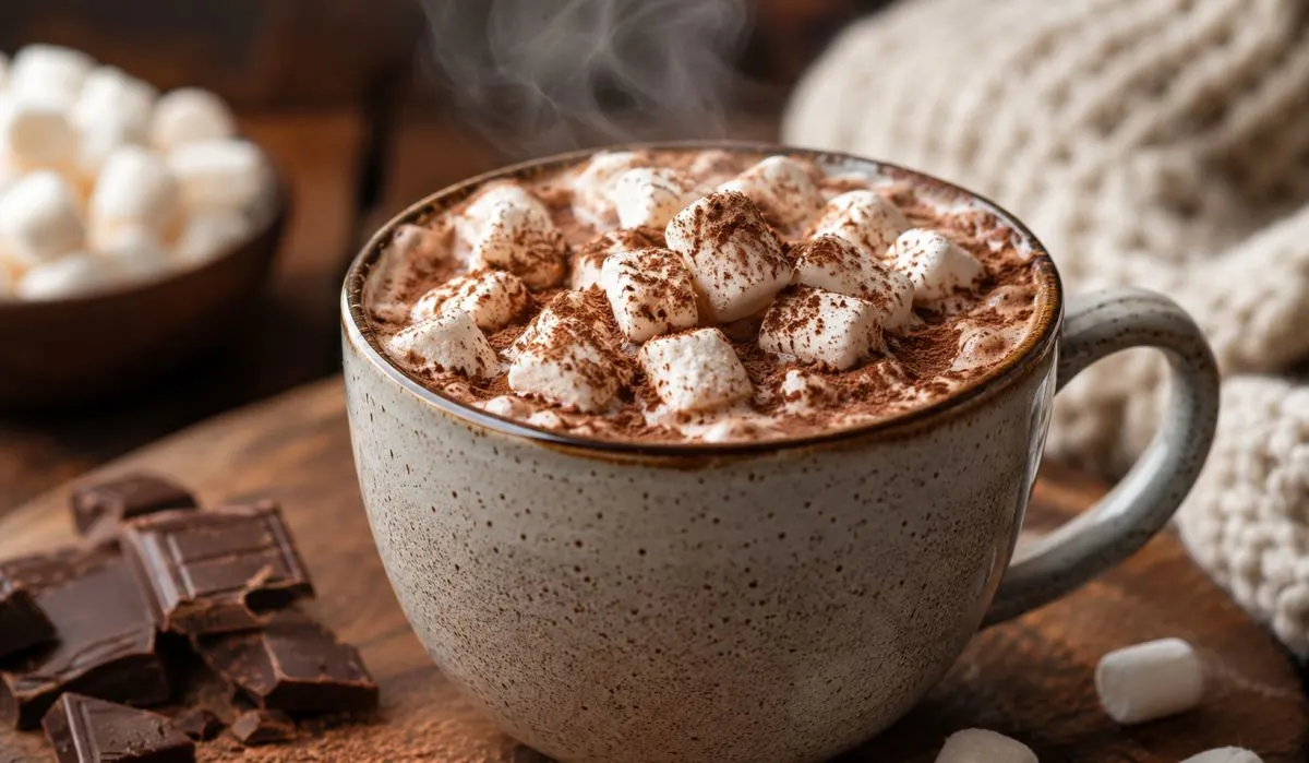 Hot Chocolate Recipe with Cocoa Powder at Home