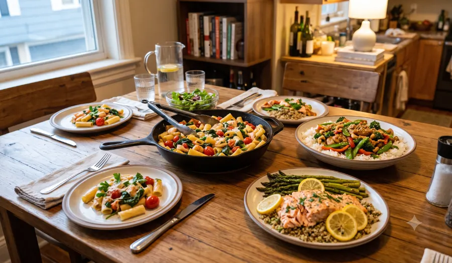 Delicious Dinners On The Table In Under 15 Minutes