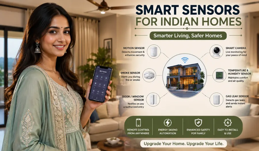Smart Sensors For Indian Homes | Home Automation Guide