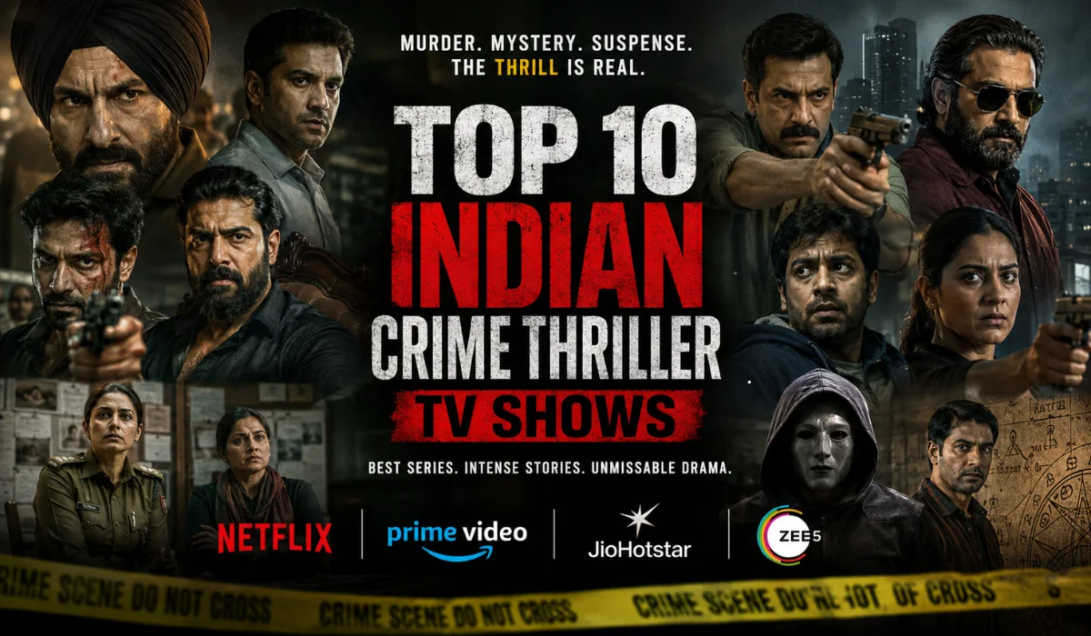 Top 10 Indian Crime Thriller TV Shows to Binge-Watch Right N