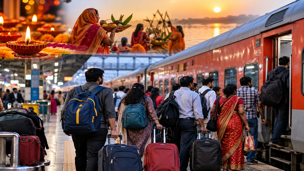  Railways Launch 15 Special Trains for DiwaliChhath Rush, Ticket Booking Begins 