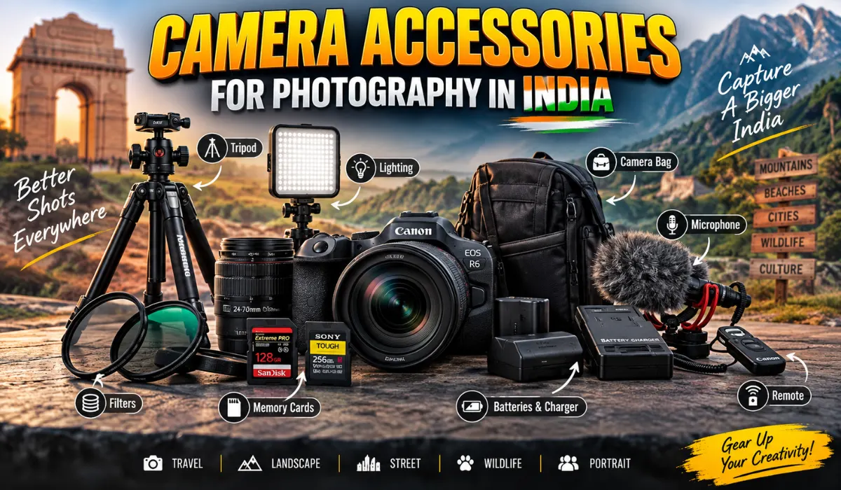 Best Camera Accessories for Photography in India: Essential Gear Guide