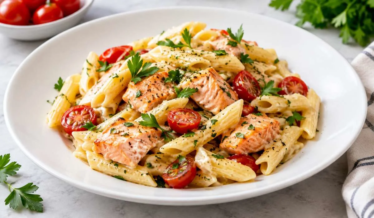 Easy Salmon Pasta Recipe: Creamy, Healthy and Quick Dinner Ideas
